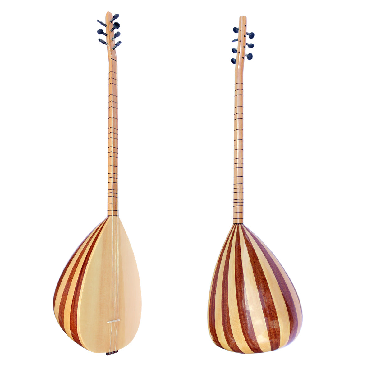 Long Neck Baglama Saz, Mahogany & Maple Bowl – Sala Muzik