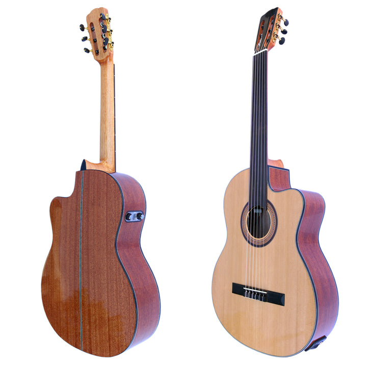 Ekolayzırlı Profesyonel Perdesiz Elektro Klasik Gitar CP-5