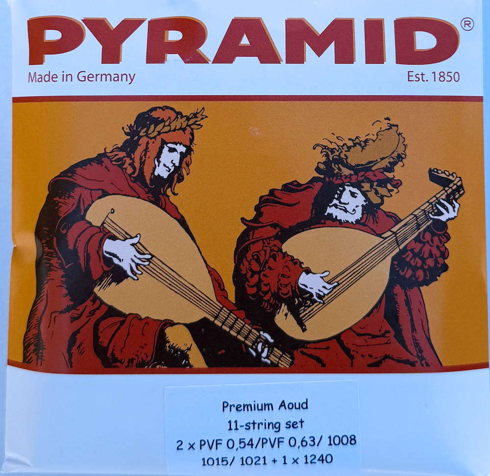 Premium Pyramid Lute Turkish oud strings POL-4T tuning set
