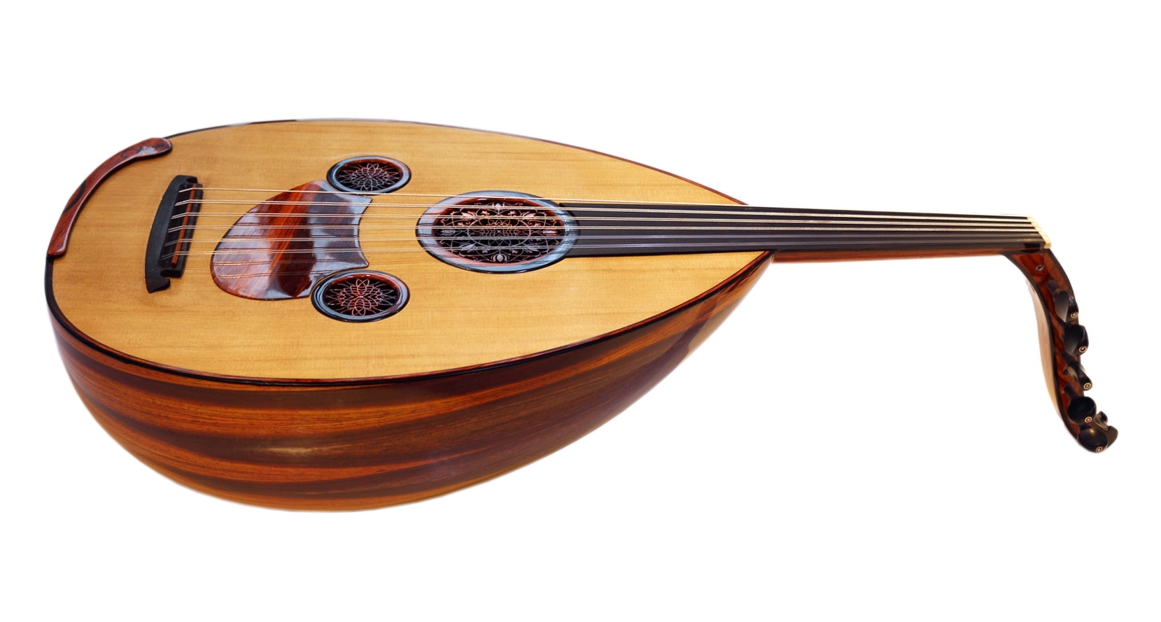 Miras Lute cocobolo ve sedir Arap udu