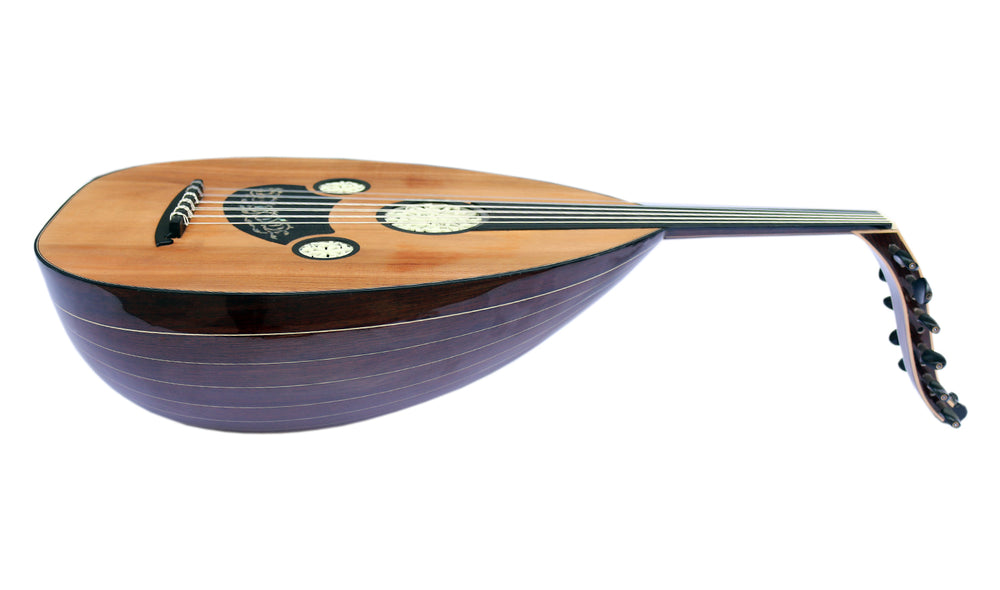 Wenge and Cedar left-handed Arabic oud by Sala Muzik