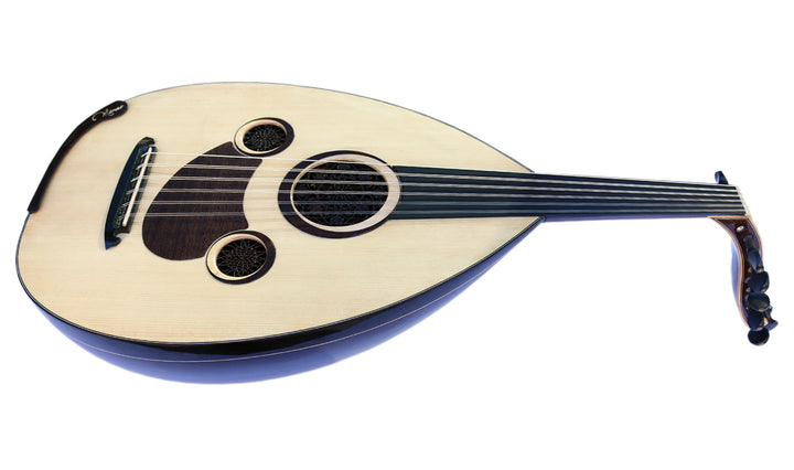 Custom-made Turkish oud MRS-48 with adjustable bridge system and bone nut