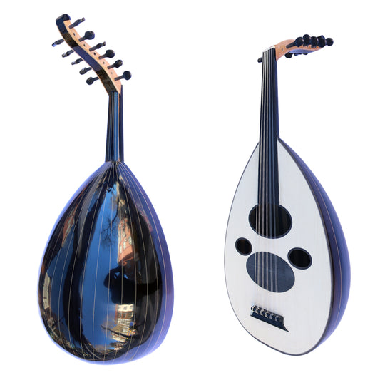 Oud arabe fait main en noyer AAO-108 avec table en épicéa par Sala Muzik