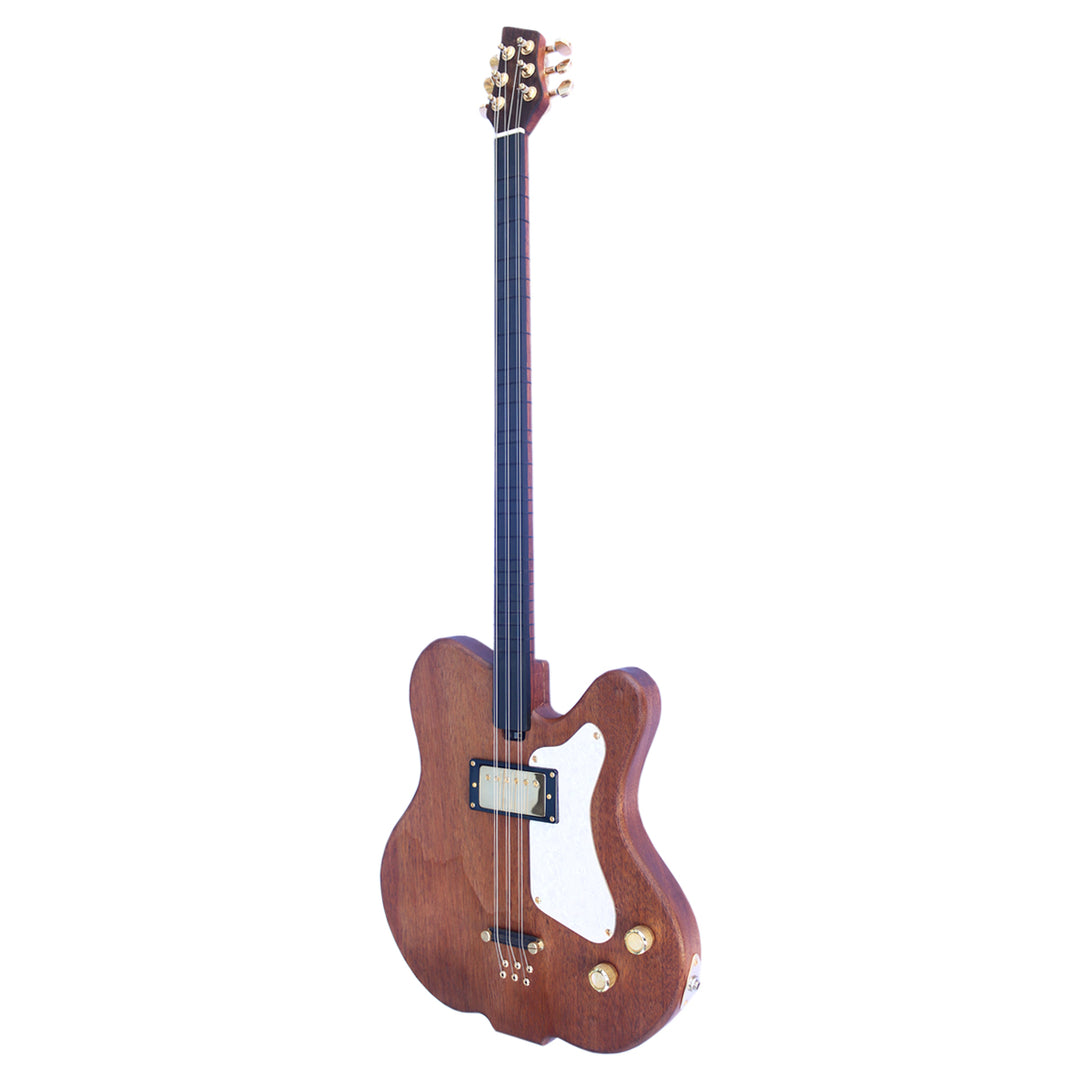 Professional caglama CAG-4 hybrid baglama electric with one-piece okoume body