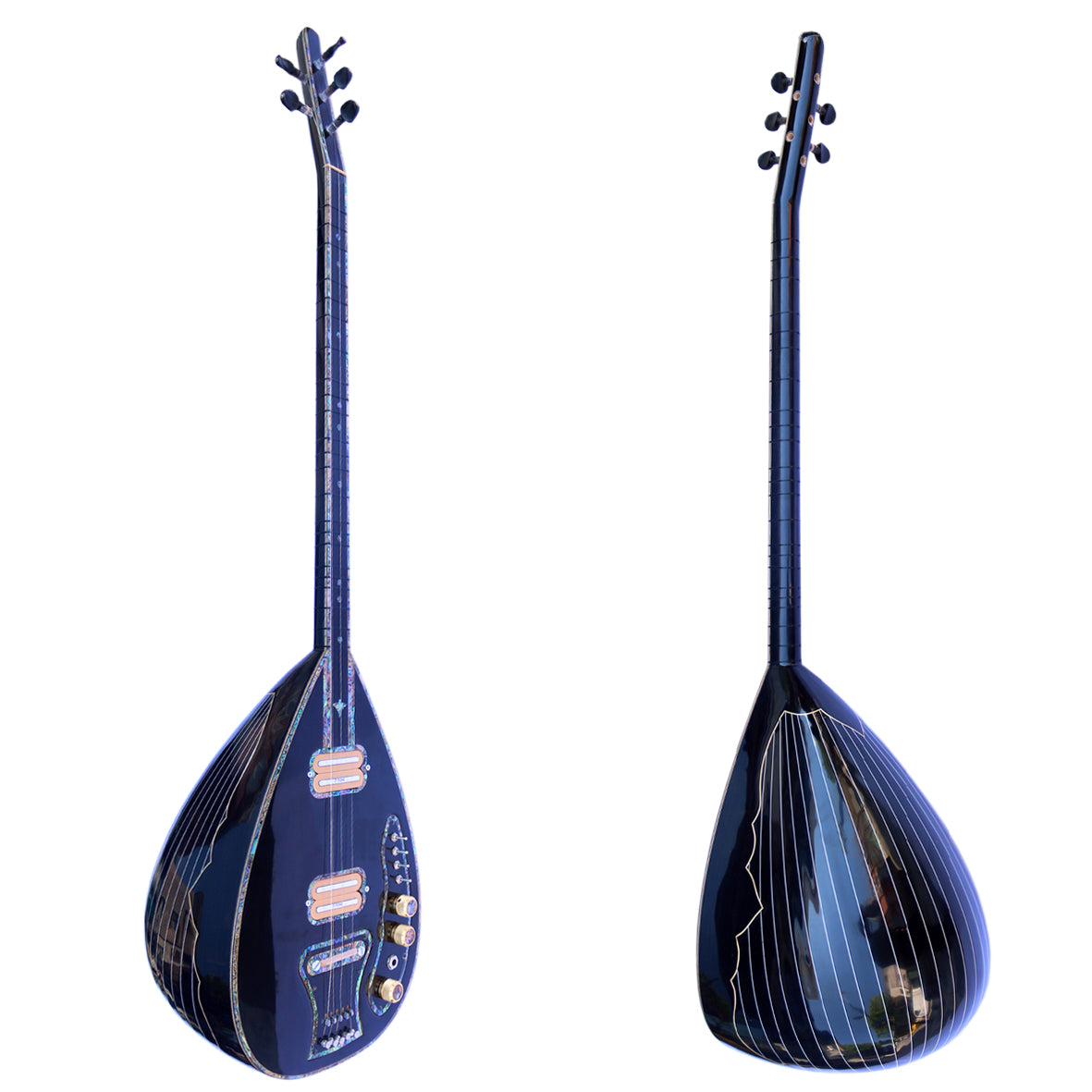 P•TONE Manyetikli Profesyonel Uzun Saplı Elektrikli Bağlama Saz PI-4B