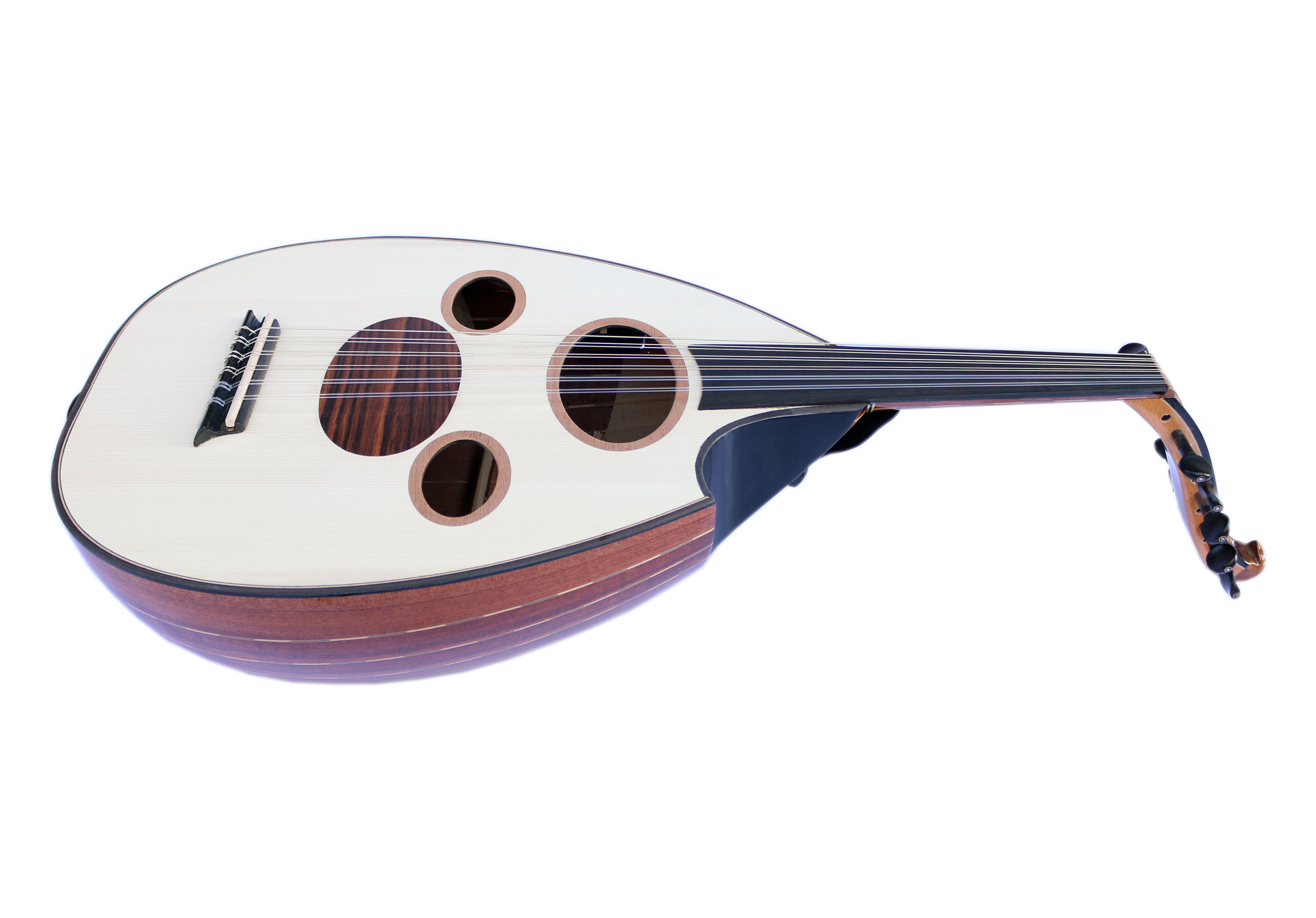 Professional Arabic electric oud AOH-6 with ebony bridge
