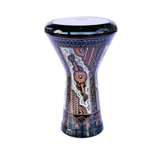 Darbouka égyptienne solo DED-322A par Dest Percussion avec corps en aluminium coulé