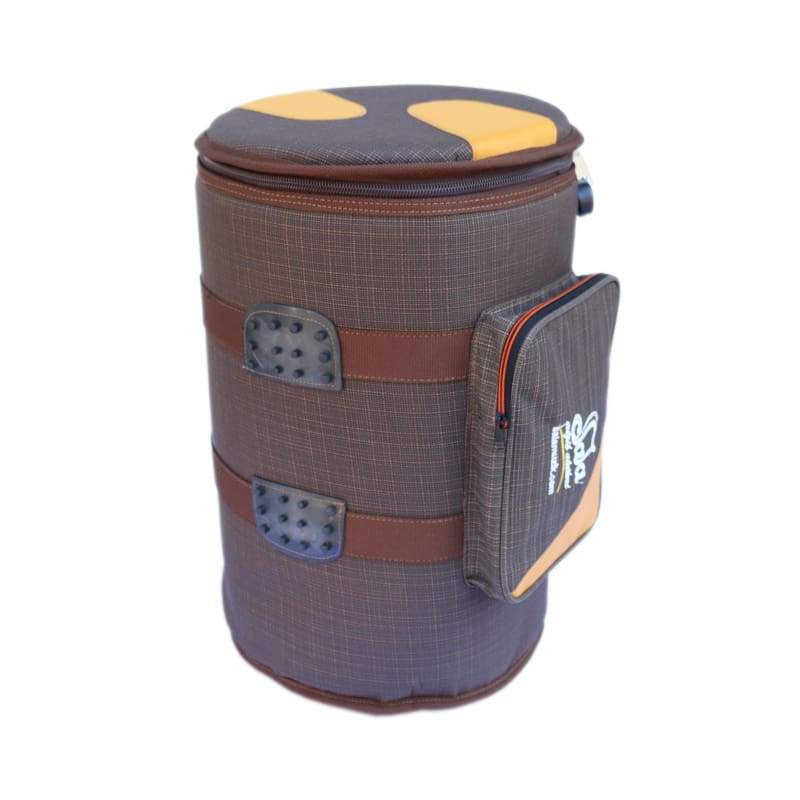 کیف دربوکای بالشتکدار SAFE-302 با پایه لاستیکی ضدضربه و زیپ قفل‌دار
