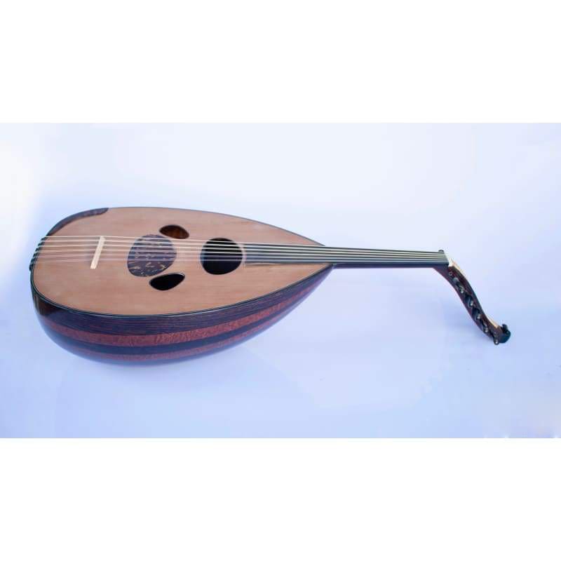 Arabic floating bridge oud CMO-504 handcrafted by master luthier Mehmet Caymaz